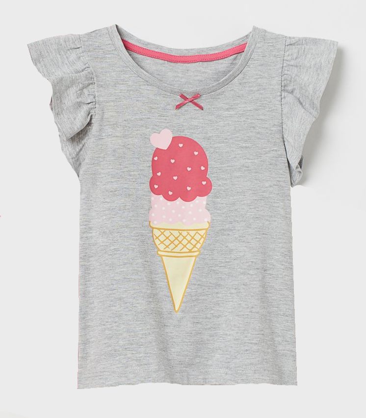 

Футболка H&M 0704646004 134-140 СМ Серый 63789