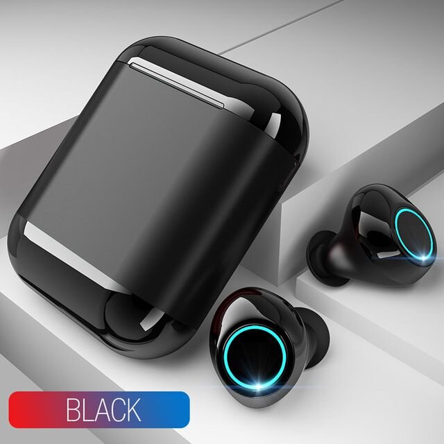 

Бездротові bluetooth навушники Tomkas S7-TWS чорний бокс