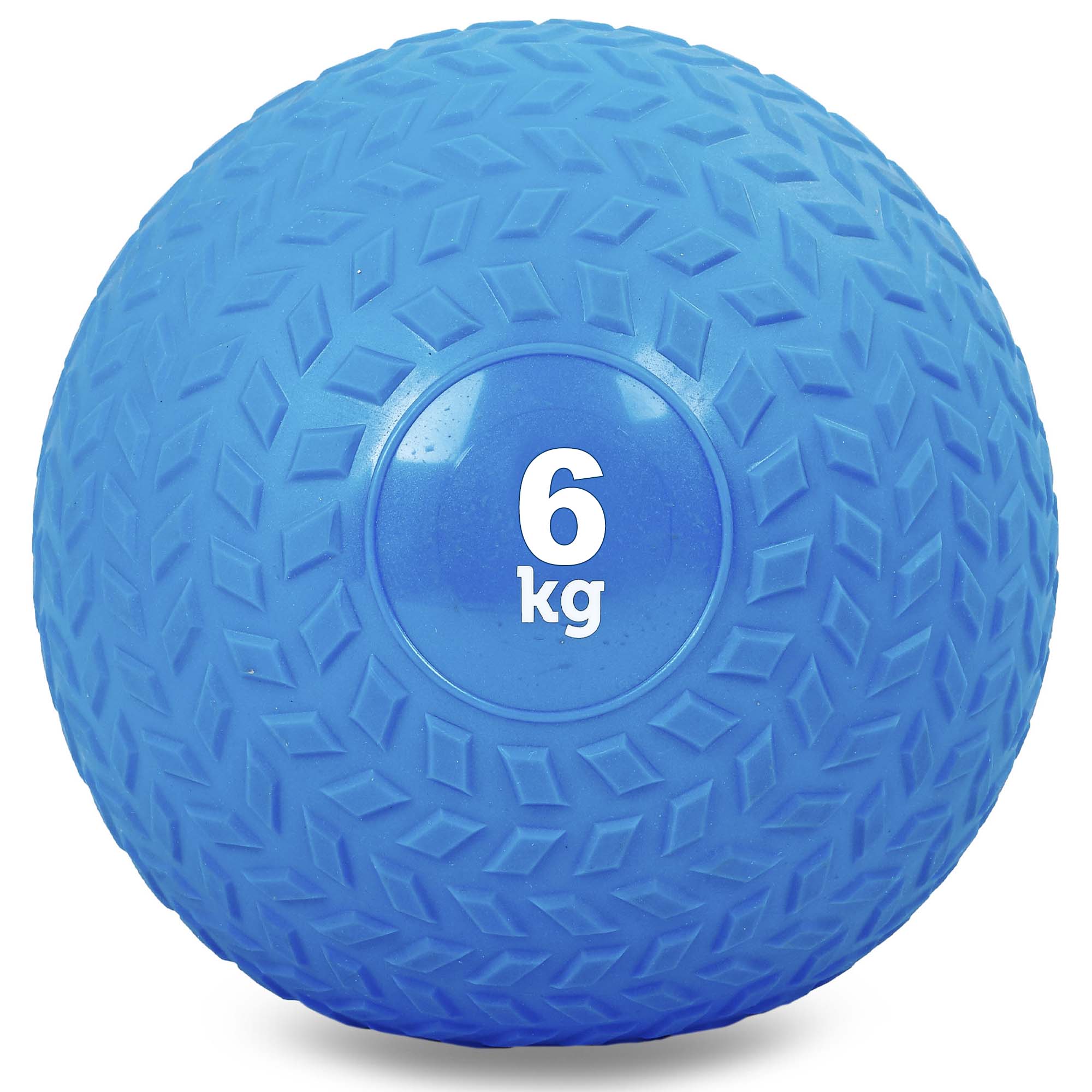 

Мяч медицинский (слэмбол) рифленый SLAM BALL 6кг d-23см FI-5729-6