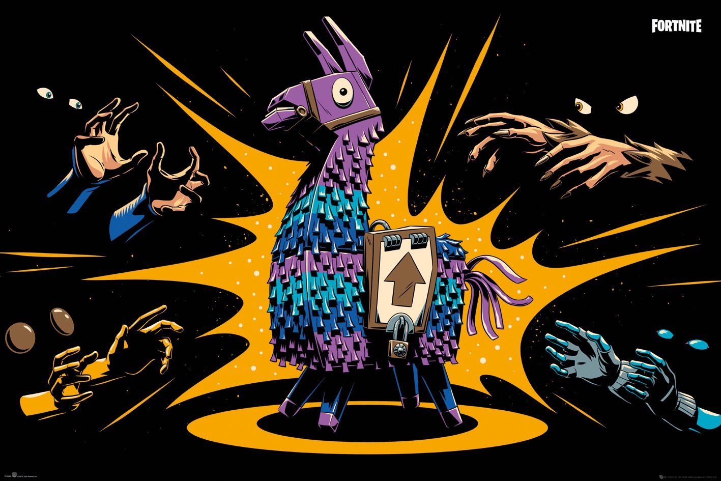 

Постер GB eye Fortnite - Loot Llama Maxi Poster (FP4886) 610 x 915 мм