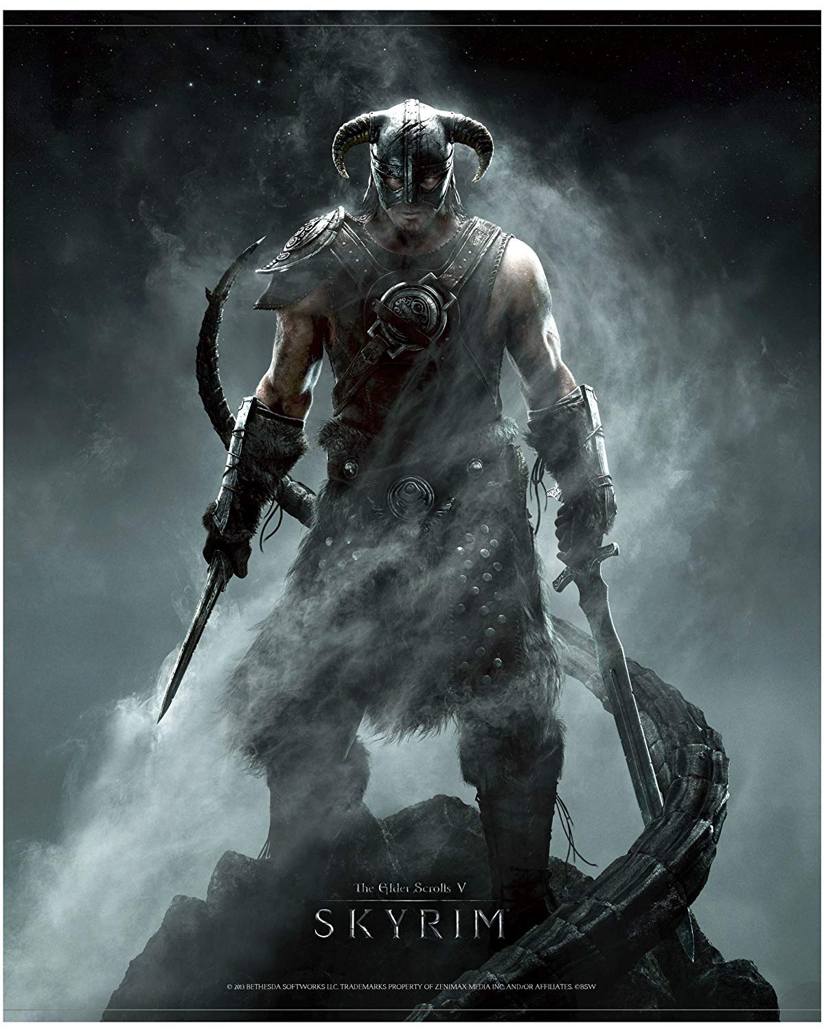 

Гобелен Gaya Skyrim Wallscroll - Dragonborn 770 x 1000 мм