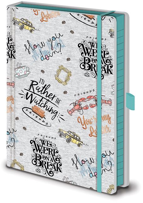 

Блокнот Pyramid International Friends - Marl Premium A5 Notebook
