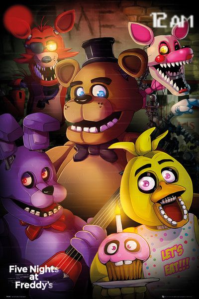 

Постер GB eye Five Nights at Freddy's Maxi Poster - Group (FP4345) 610 x 915 мм