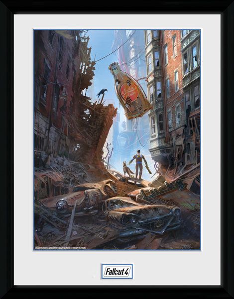 

Постер в рамке GB eye Fallout 4 Framed poster - Street Scene 300 x 400 мм