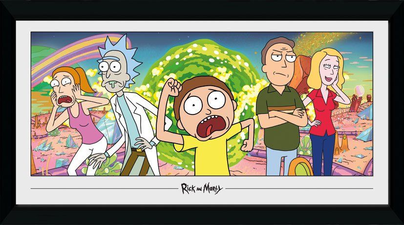 

Постер в рамке GB eye Rick and Morty - Group Framed Poster 500 x 1000 мм
