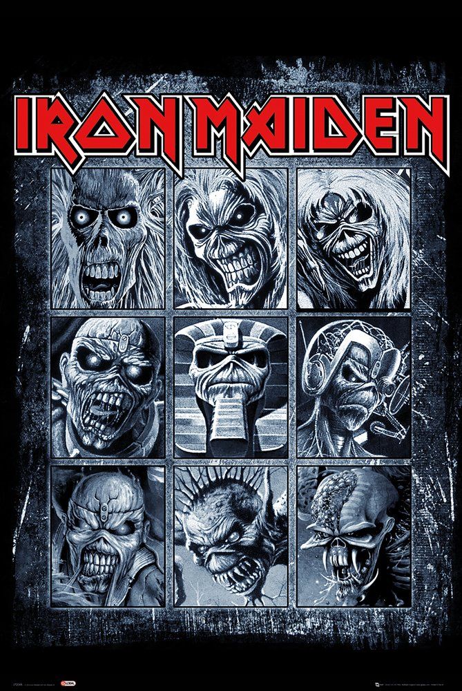

Постер GB eye Iron Maiden - Eddies Maxi Poster (LP2048) 610 x 915 мм