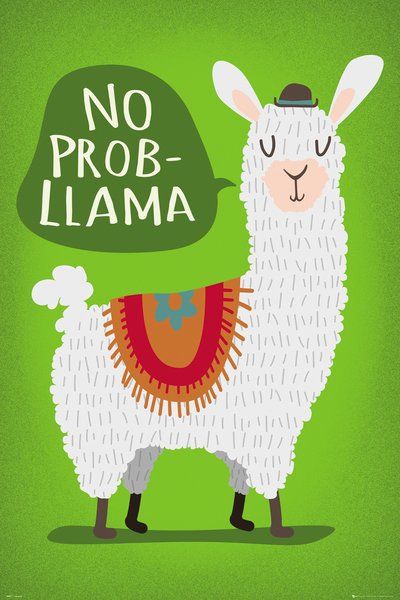 

Постер GB eye Maxi Poster - Llama No Probllama (GN0877) 610 x 915 мм