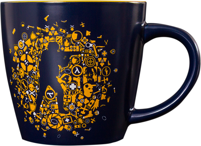 

Чашка Valve CS:GO Icon Splatter Mug 350 ml Navy