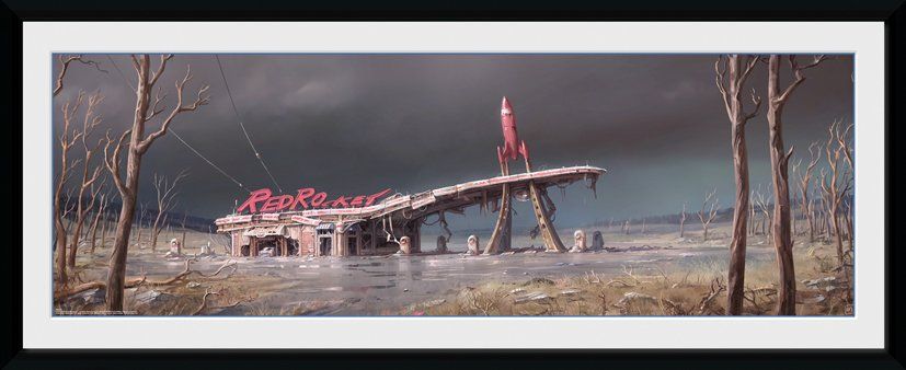 

Постер в рамке GB eye Fallout 4 - Red Rocket Framed Poster 300 x 750 мм