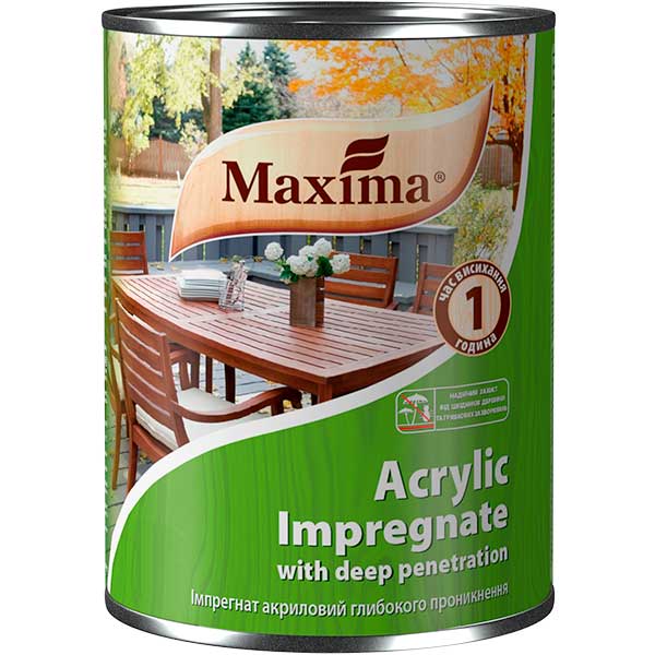 

Імпрегнат акриловий глибокого проникнення Maxima - 3 л, карпатська ялина