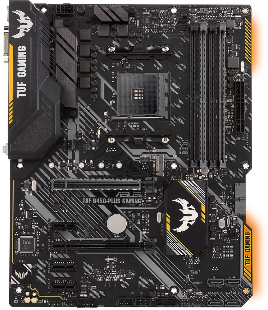 

Материнcкая плата ASUS TUF_B450-PLUS_GAMING sAM4 B450 4xDDR4 HDMI-DVI ATX