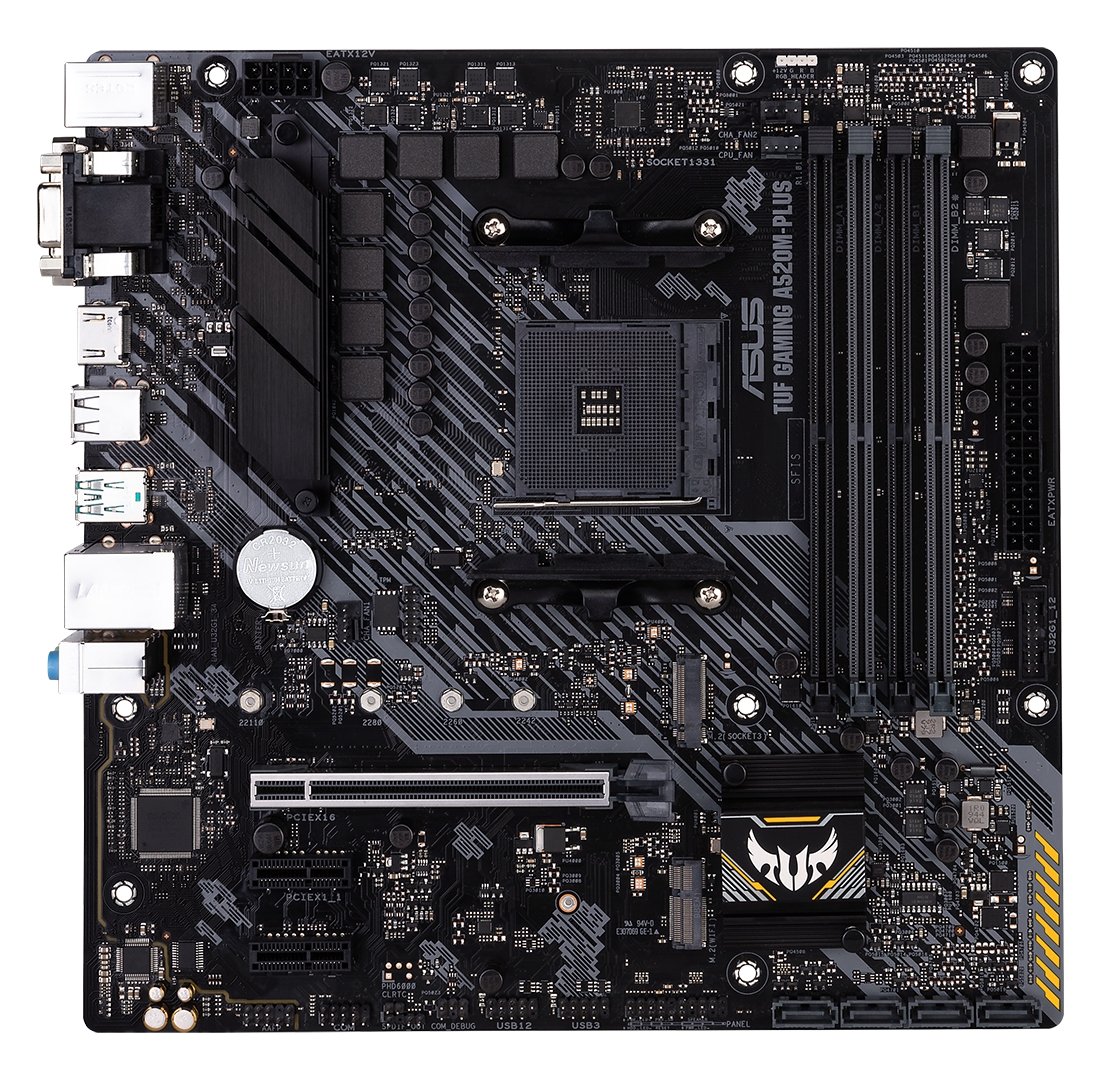 

Материнcкая плата ASUS TUF_GAMING_A520M-PLUS sAM4 A520 4xDDR4 HDMI-DVI-VGA mATX