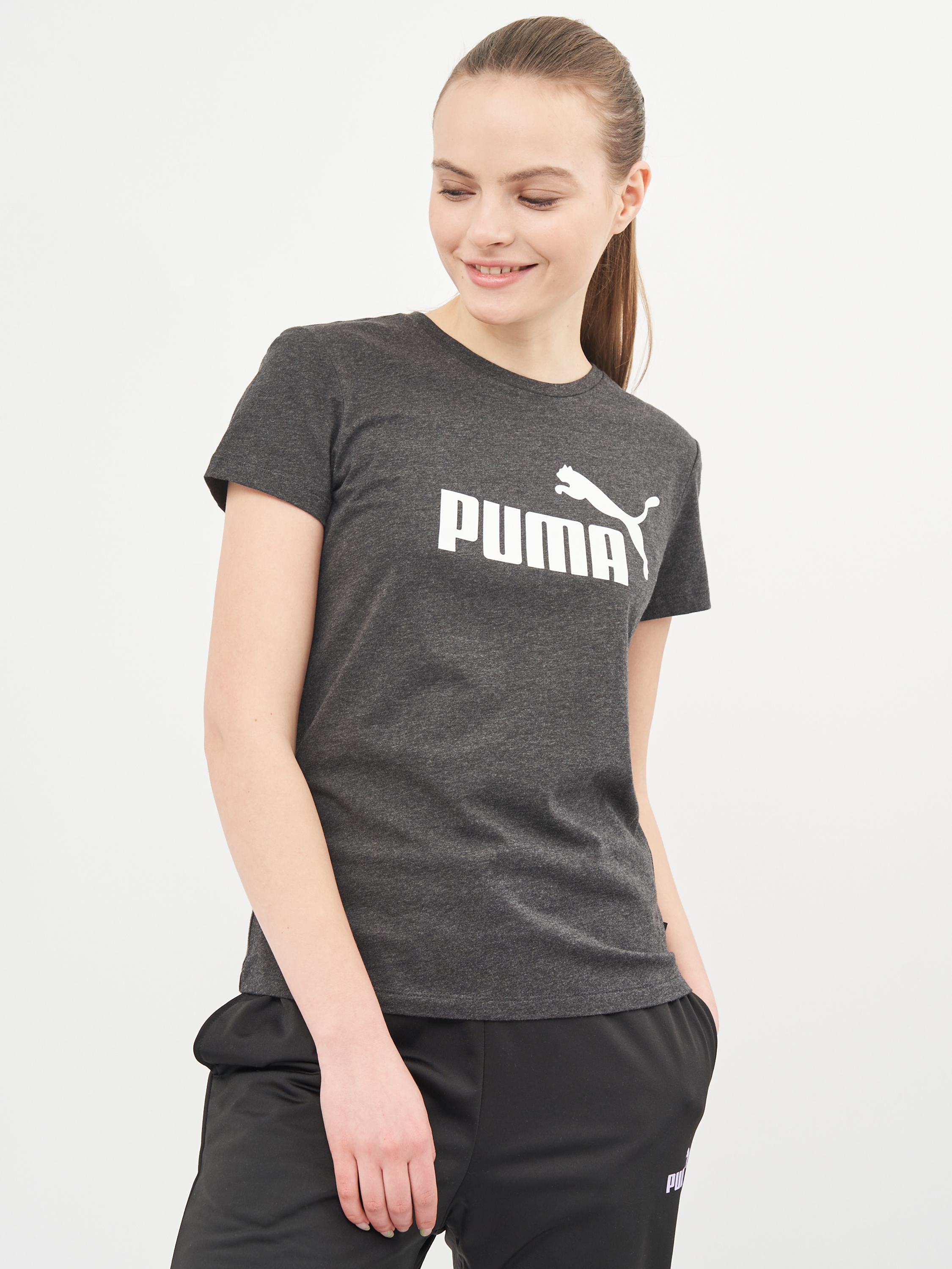 

Футболка Puma Ess Logo Tee 58677407 L Dark Gray Heather