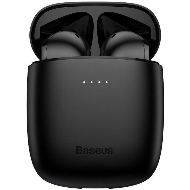 

Наушники гарнитура вкладыши Bluetooth Baseus W04 Pro Black