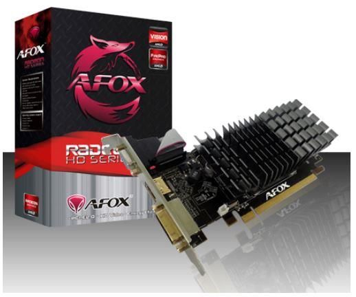 

AFOX Radeon HD 6450 2GB DDR3 64 Bit DVI-HDMI-VGA Low profile
