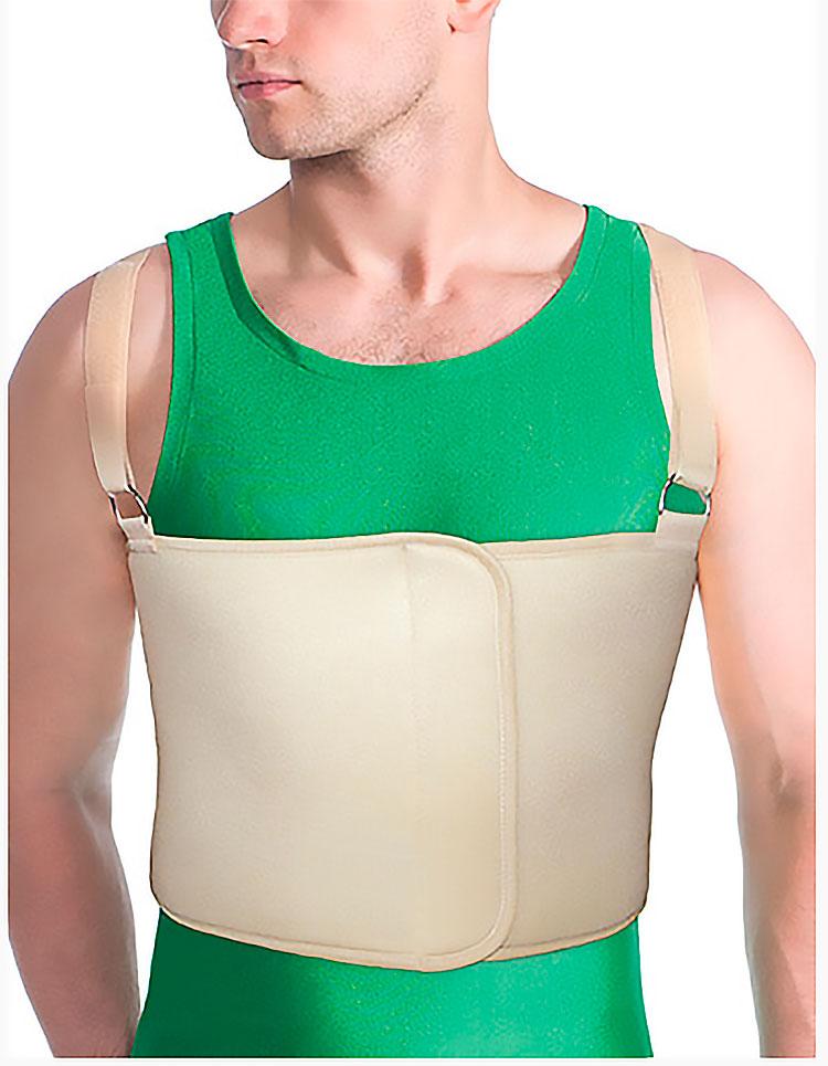 

Бандаж для фиксации грудной клетки (мужской) MedTextile 4301 Бежевый XXL
