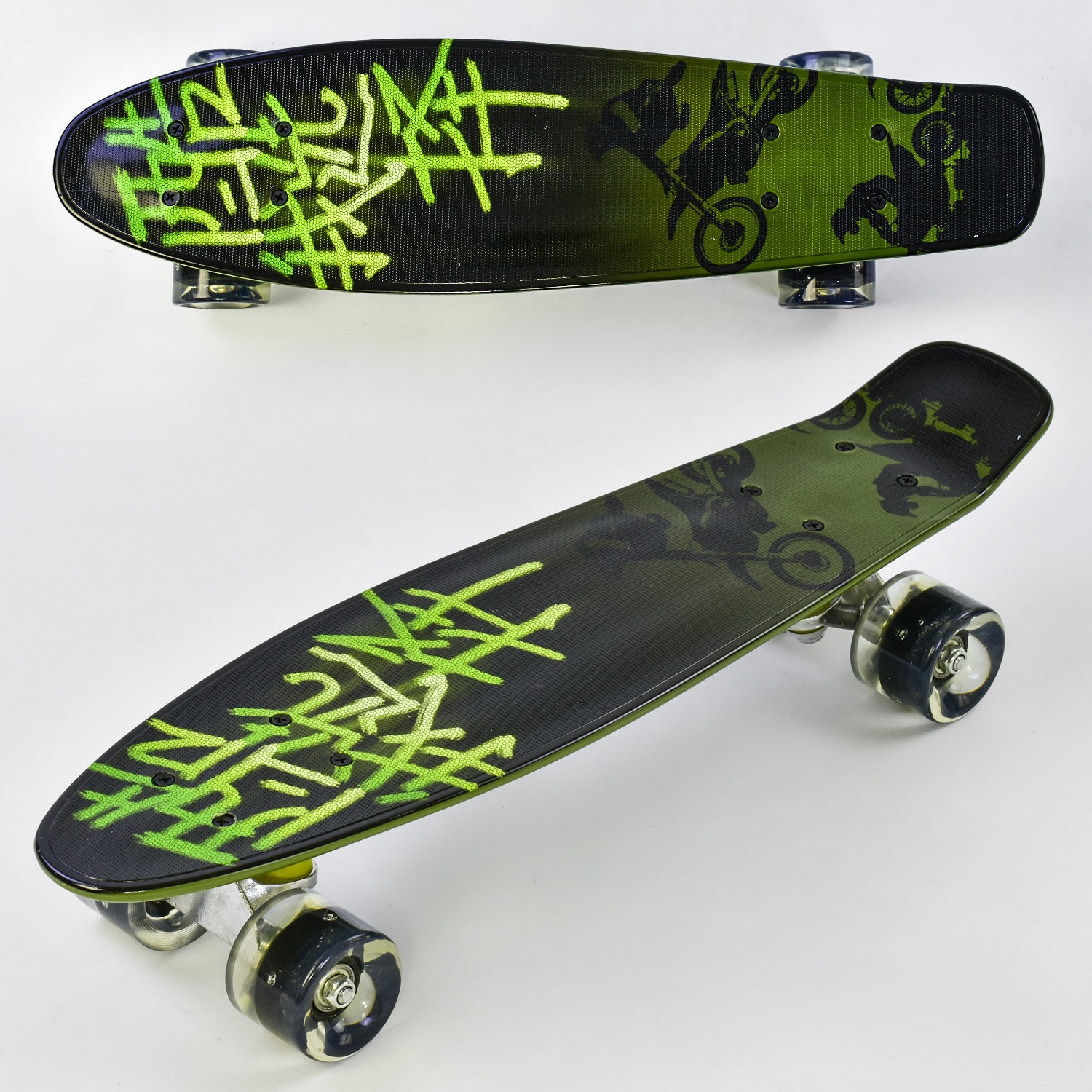 

Скейт Пенни Борд F 9160 Best Board Со Светящимися Колесами, Доска 55 См