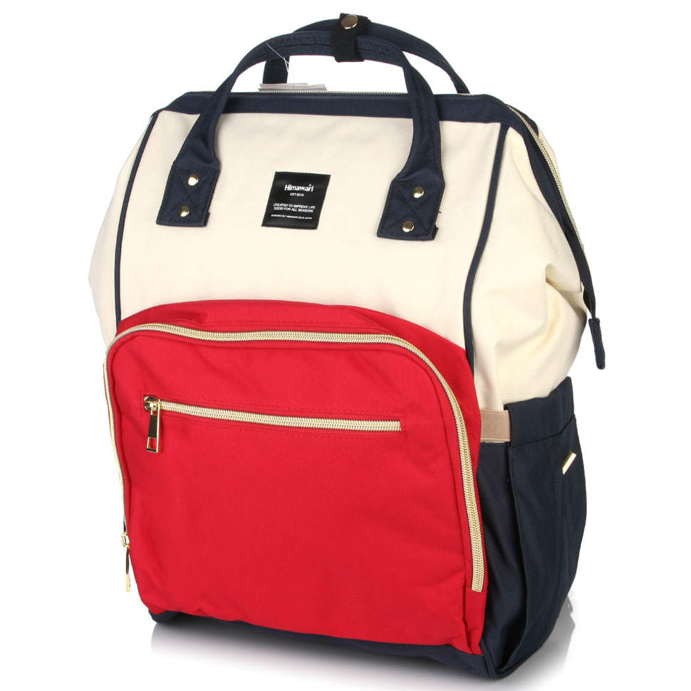 

Рюкзак HIMAWARI 1209 F RED/WHITE Разноцветный