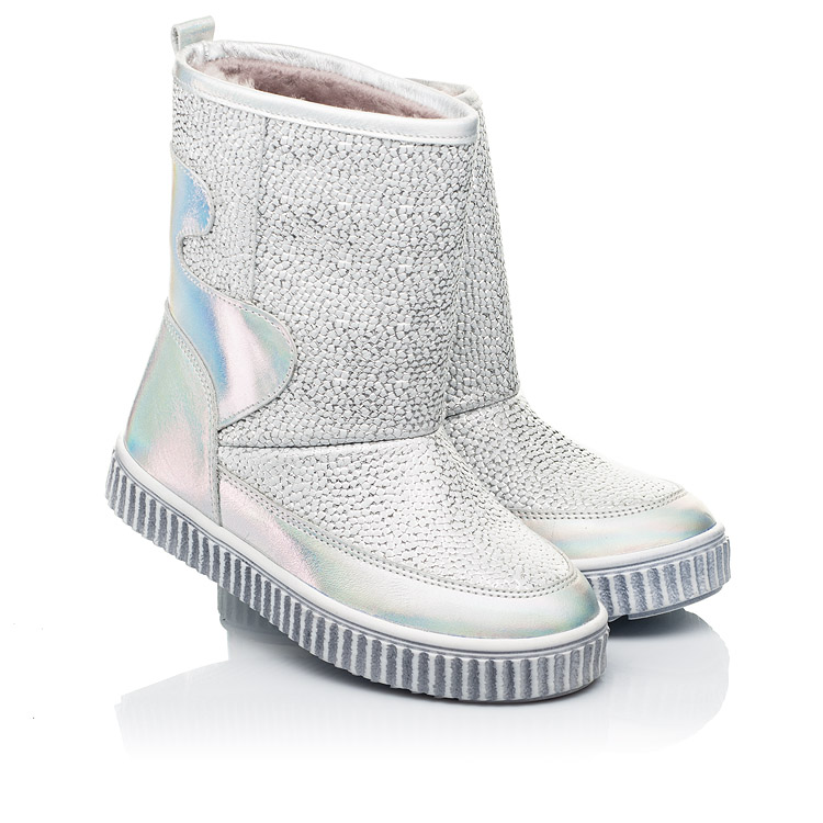 

Зимние сапоги на меху Woopy Fashion 31 серебряный (7217)