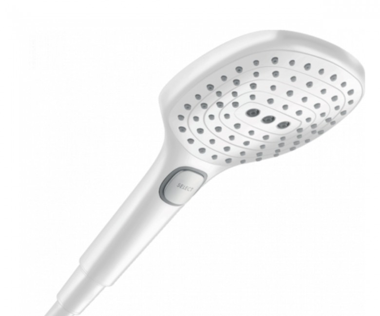 

Ручной душ 120 3jet HANSGROHE Raindance Select E 26520700 матовый белый (76319)