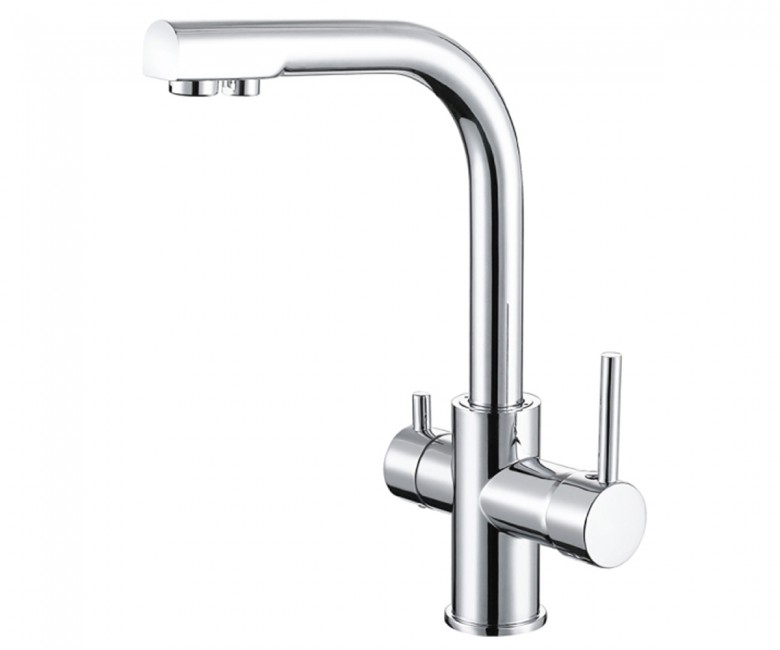 

Смеситель кухонный на две воды ASIGNATURA Twin Standart 80540600 хром (77599)