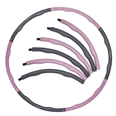 

Обруч массажный SportVida Hula Hoop 100 см 1.2 кг Grey-Pink (SKL41-277847)