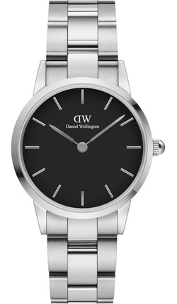 

Часы Daniel Wellington DW00100208 Iconic Link 28 Silver Black