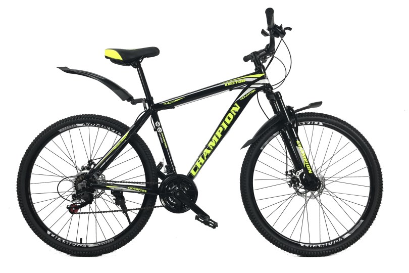 

Велосипед Champion Lector 27.5"17" Черный-Жёлтый