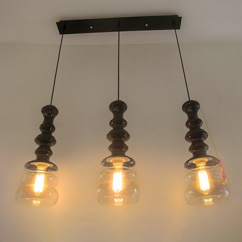

Люстра подвесная Light House ES-15594/3 (black) черная