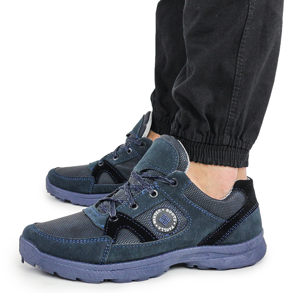 

Кроссовки мужские Paolla синие демисезонные кожзам 41 р. - 26,5 см