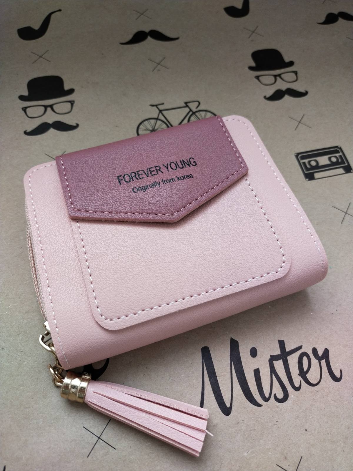 

Женский мини-кошелёк Forever Uoung розовый