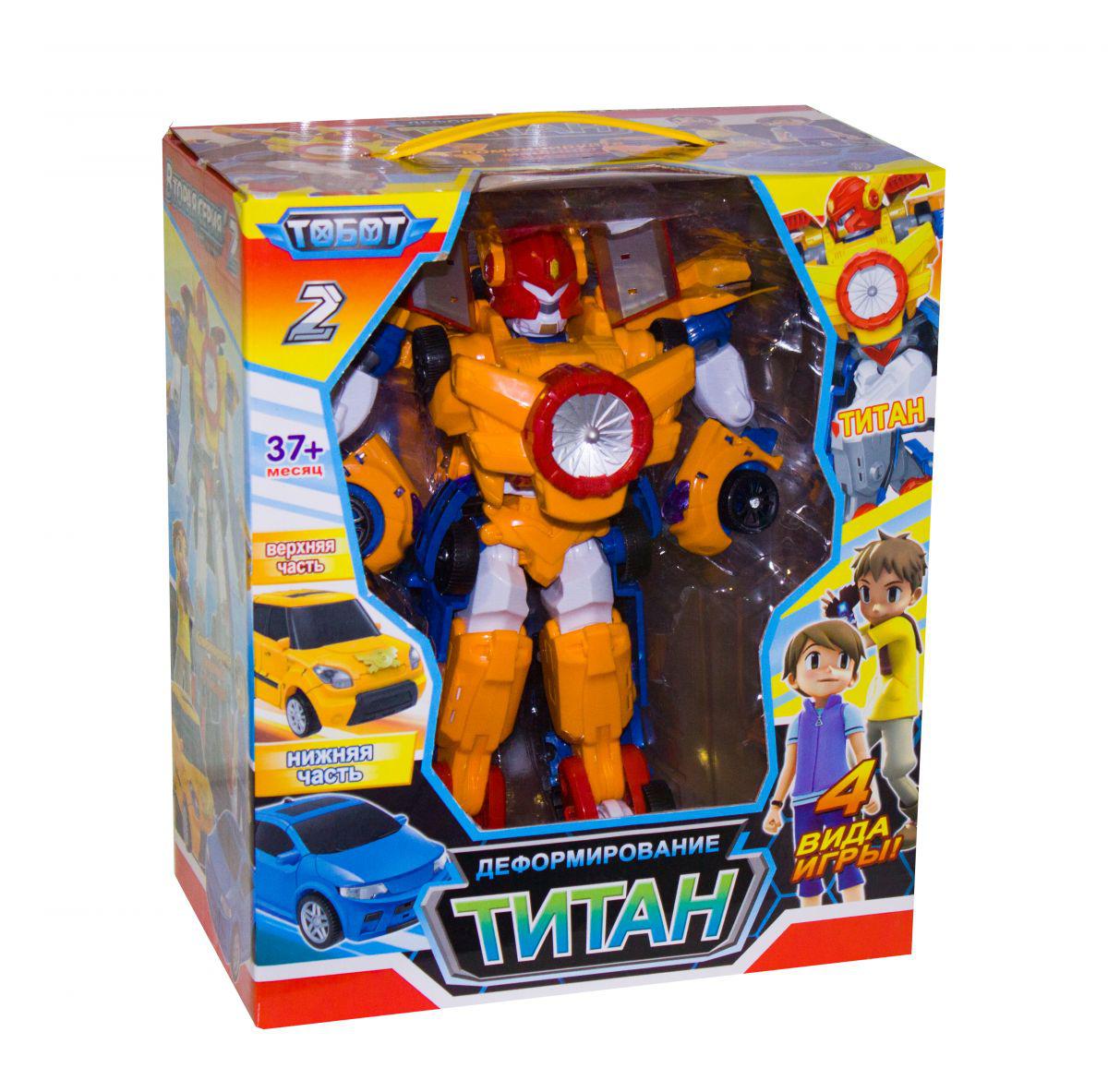 

Трансформер Tobot Титан 2в1, 2 машинки, (504)