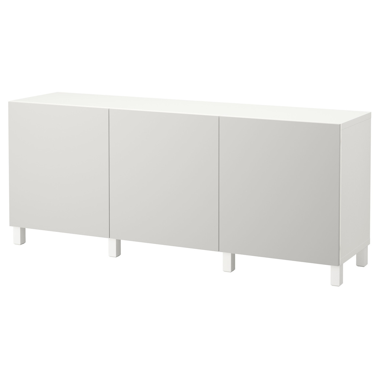 

Комбинация для хранения с дверцами IKEA БЕСТО белый 392.059.01