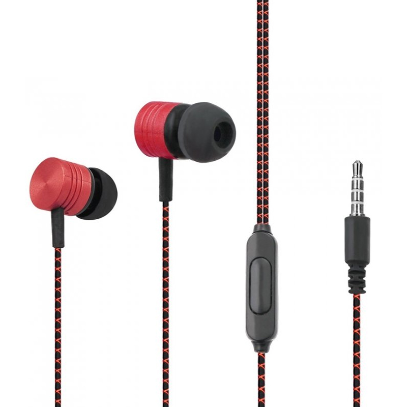 

Навушники Walker H320 з мікрофоном black-red