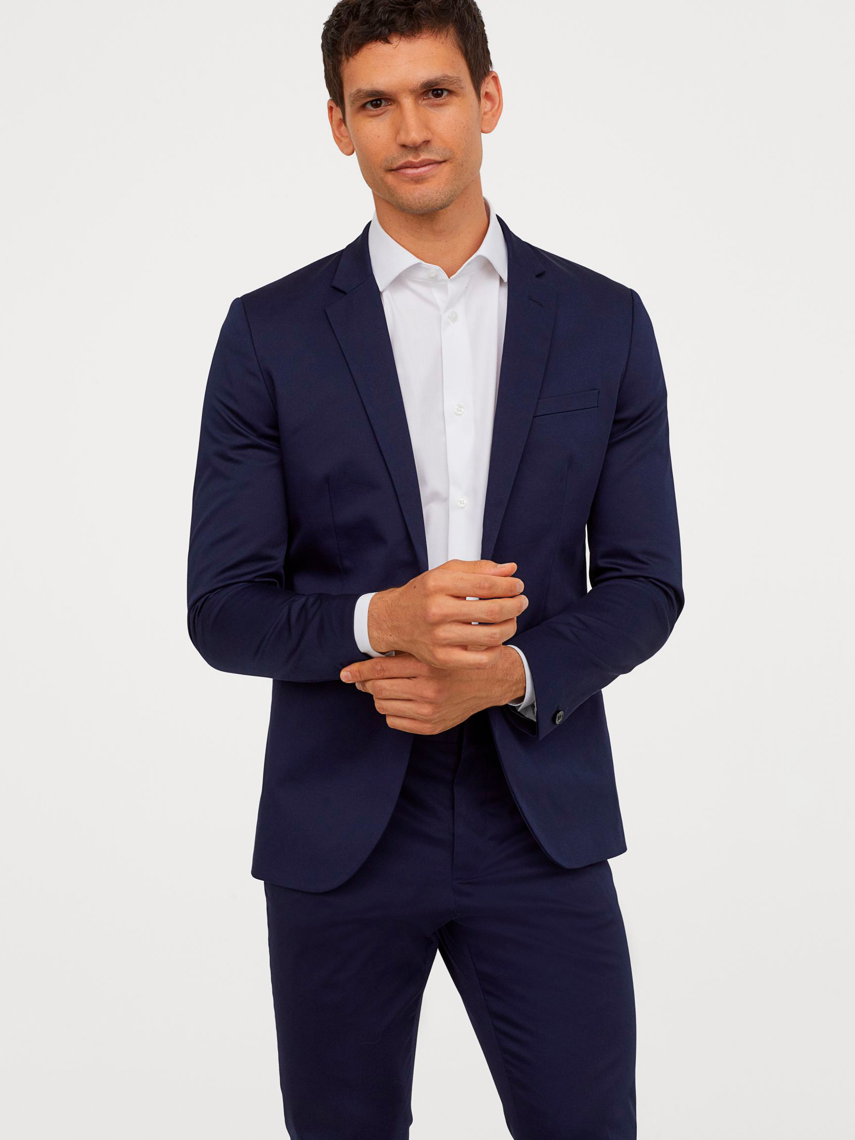 

Пиджак H&M 8106661RP7 46 Темно-синий