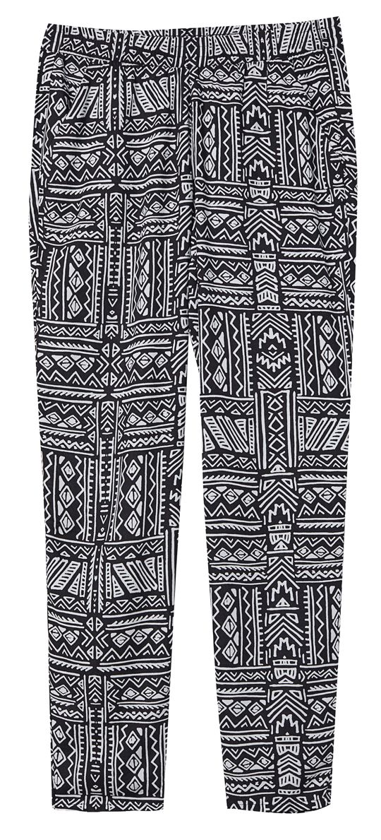 

Брюки H&M 0554477_02 36 Белые с черным