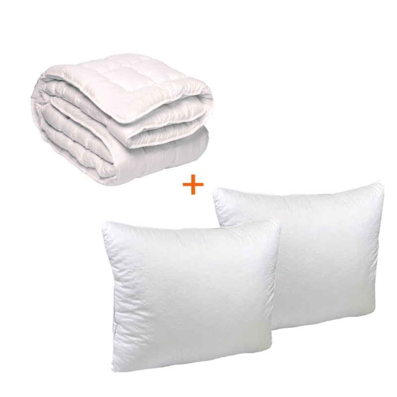 

Набор Мягкая кровать одеяло+ 2 подушки 70x70 ТМ Emily двуспальный