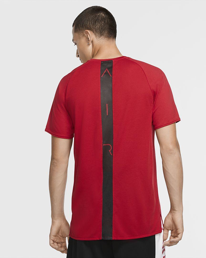 

Мужская футболка для тренинга Jordan Air Dri-Fit SS Top(CU1022-687) XXL Тренировочный красный