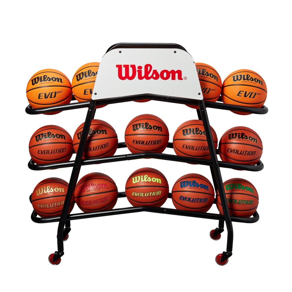 

Стойка на 15 мячей Wilson Deluxe Basketball Cart(WTB181800) MISC