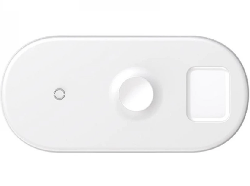

Бездротовий зарядний пристрій Baseus White (WX3IN1-C02)