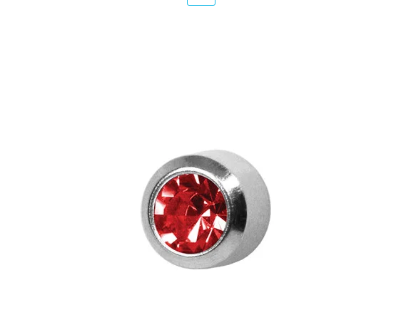 

Серьги-иглы для прокола мочки уха Studex M207W рубин 2мм