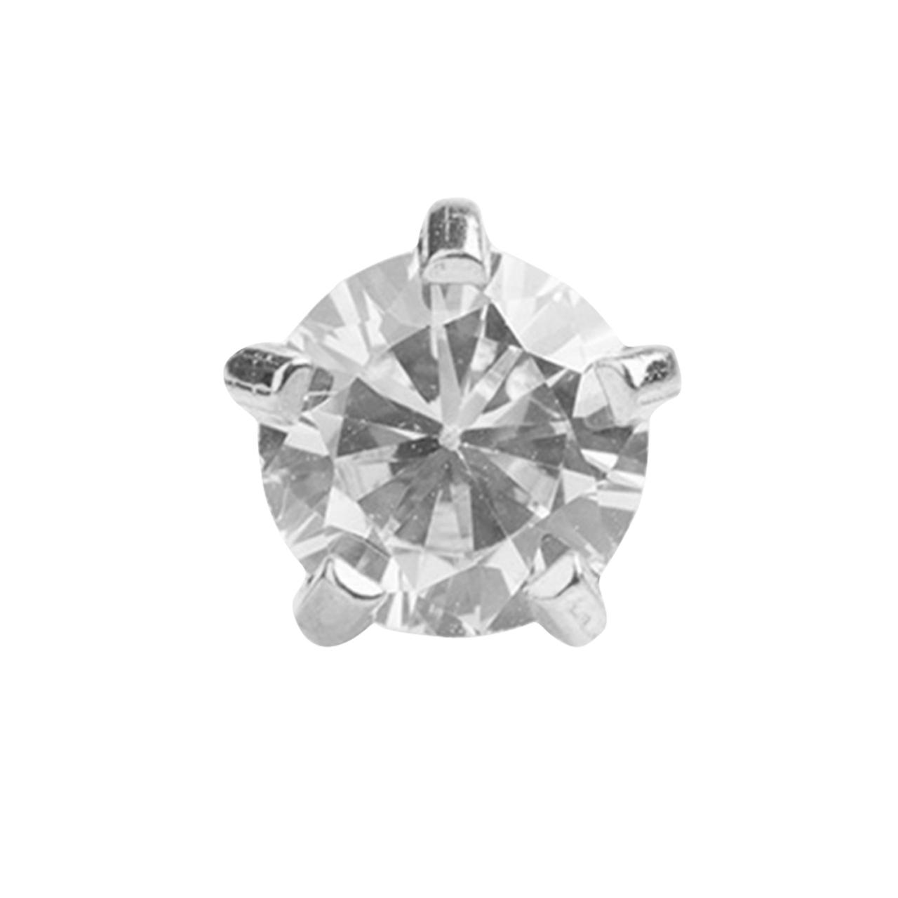 

Серьги-иглы для прокола мочки уха Studex L100W циркон 4мм