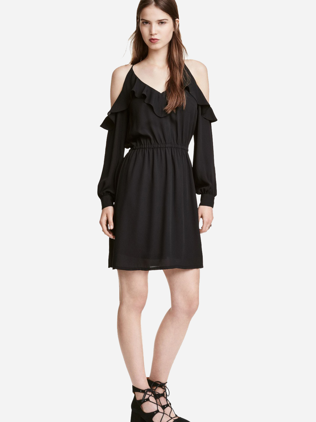 

Платье H&M 0431394  Черное, Платье H&M 0431394 44 Черное