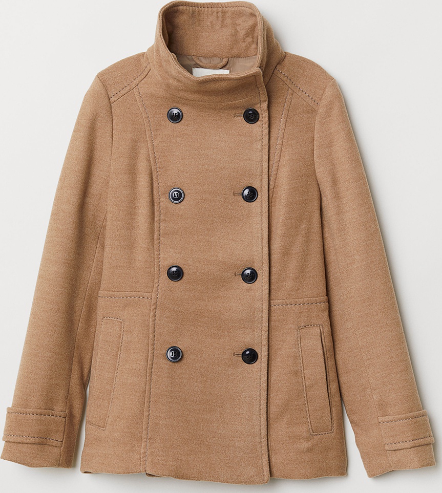 

Полупальто H&M 0626587_02 40 Бежевое