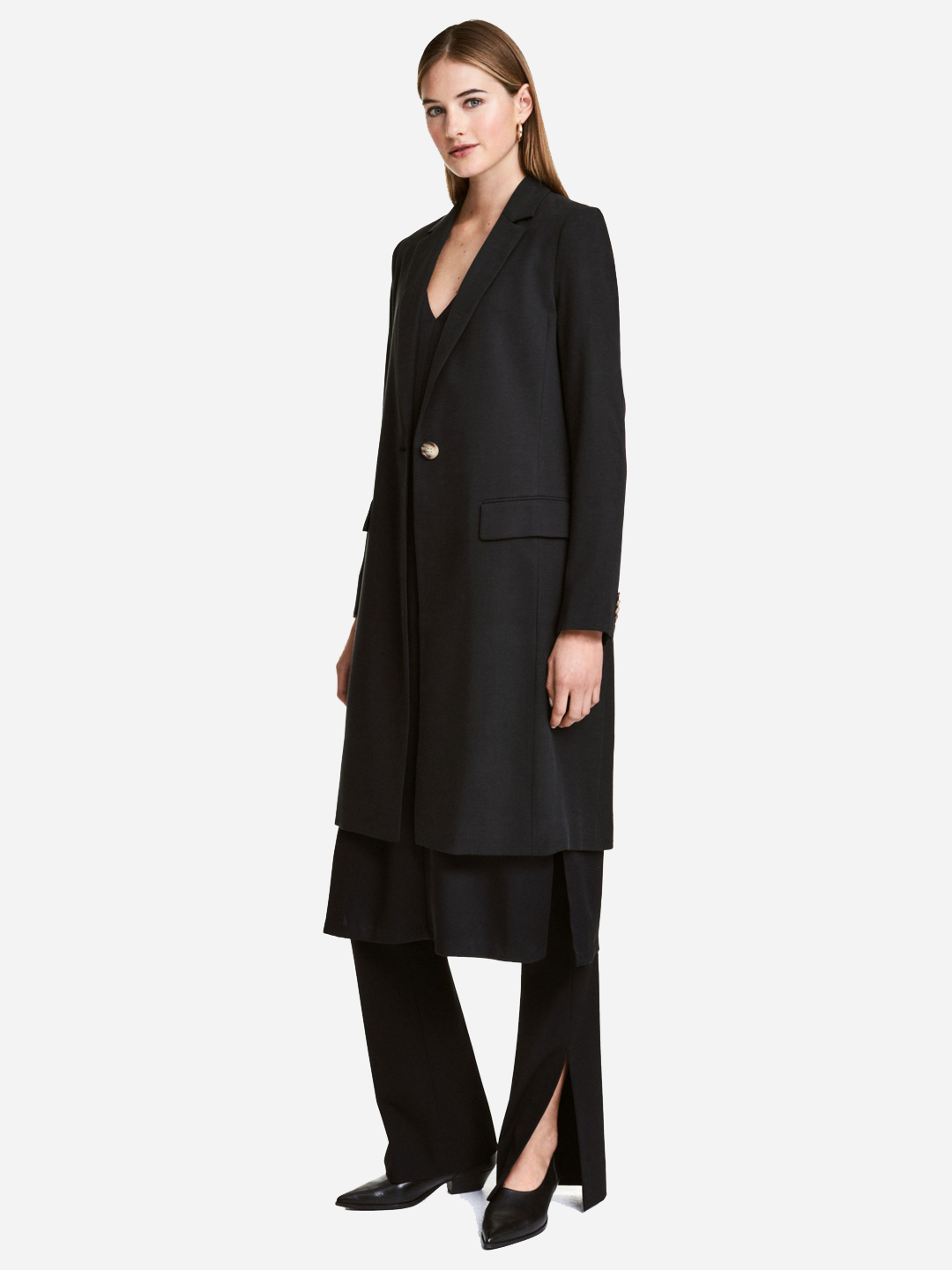 

Пальто H&M 0458207_01 40 Черное