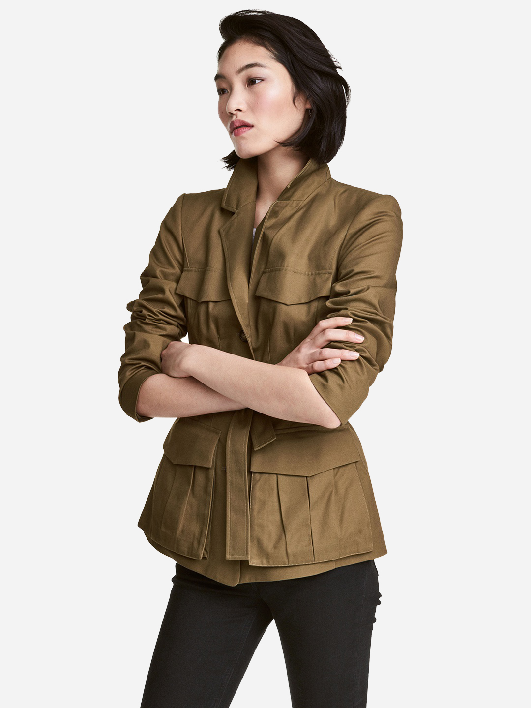 

Ветровка H&M 0489591_01 34 Хаки
