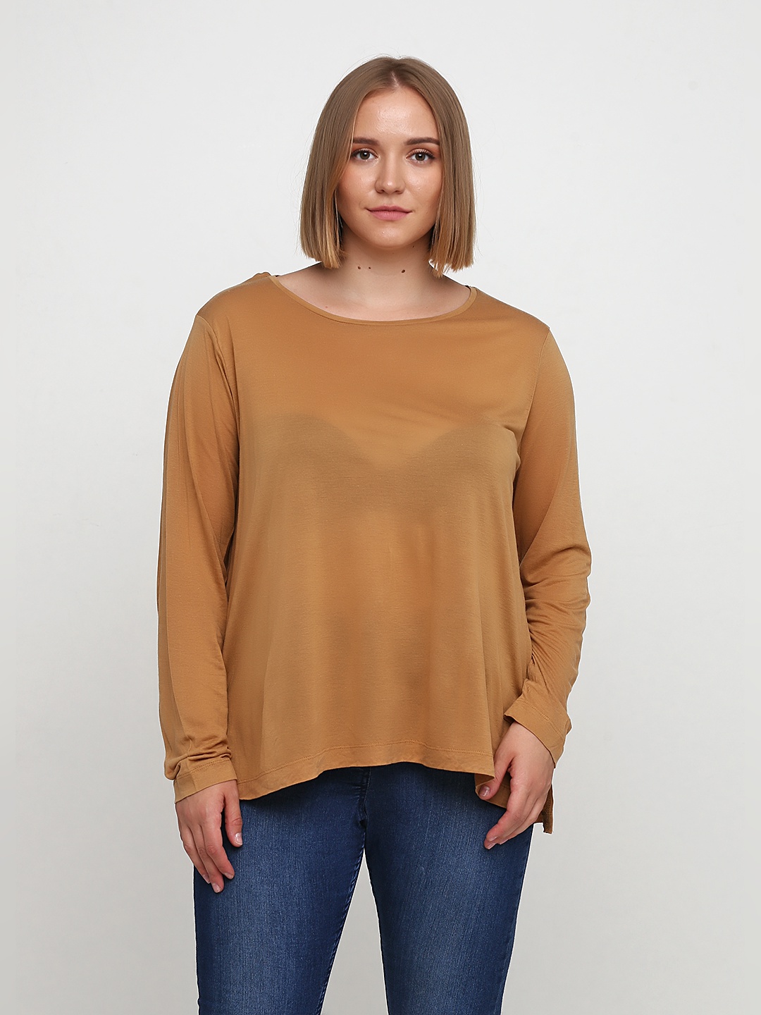 

Лонгслив H&M 0703223 XL Коричневый