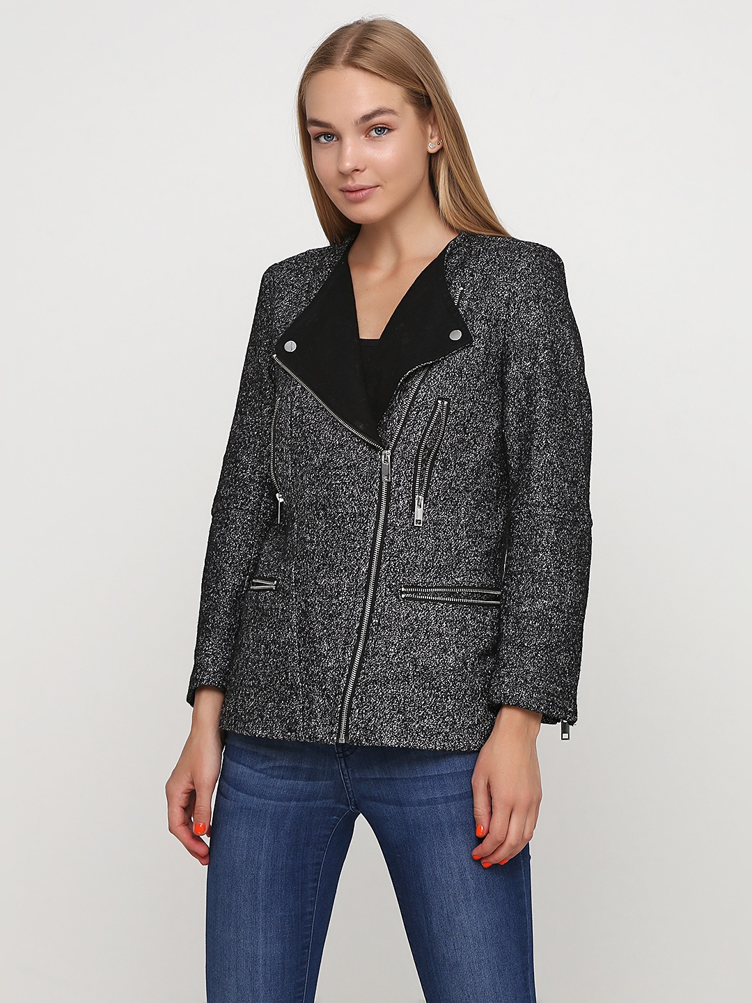 

Куртка H&M 0-0609_02 34 Черная с белым