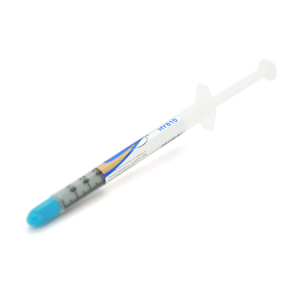 

Паста термопроводная HY-810 1g, шприц, Grey, >4,63W/m-K,