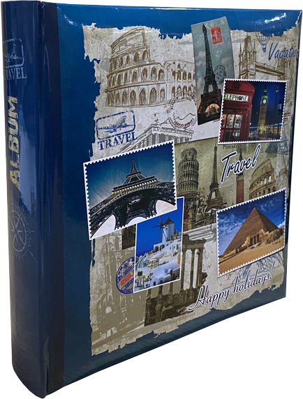 

Фотоальбом EVG Collage travel 10x15x200 Ламинированный картон Синий (BKM46200 Collage travel)
